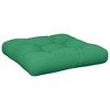 vidaXL Pallet Cushion Green 22.8 in.x22.8 in.x3.9 in. Fabric - 2 of 4