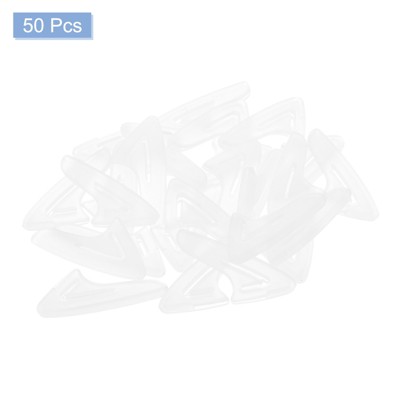 Unique Bargains Plastic Kitchen Blade Sleeves Knife Tip Protector 50 Pcs Clear — фото 3