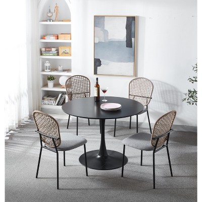 VYNXARIA 1+4£¬5pieces table and chair,white dining sets,kitchen sets,coffee sets