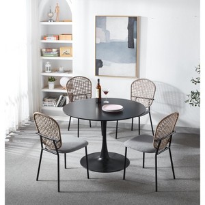VYNXARIA 1+4£¬5pieces table and chair,white dining sets,kitchen sets,coffee sets - 1 of 4