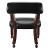 Tournament - Arm Chair With Casters - Medium Cherry - 3 of 4