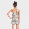 Girls' Sleeveless Striped Romper - Cat & Jack™ - 2 of 3