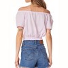 Women's Off Shoulder Top - bobi - 3 of 4
