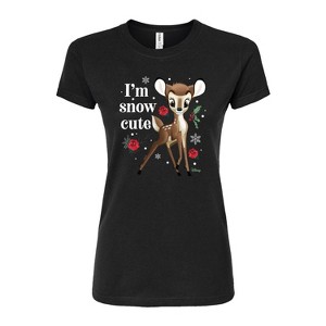 Women's - Disney - Christmas - I'm Snow Cute Fitted Graphic T-Shirt - 1 of 3