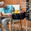 Walker Basket and Bag  - Water-Resistant Walker Accessories with Cup Holder, Easy Installation, for Folding and Foldable Walkers MedicalKingUsa - 2 of 4