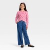 Girls' Long Sleeve Printed T-Shirt - Cat & Jack™ - 3 of 3