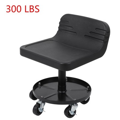 300 LBS Mobile Rolling Gear Seat Height Adjustable 7.07"-8.65" With Equipment Tray