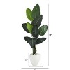 HomeStock  5.25 ft. Artificial Palm Tree in Planter for Indoor/Outdoor - 2 of 3