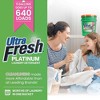 Ultra Fresh 3X Platinum Liquid Laundry Detergent with Fabric Softener, Green - Deep Cleaning Power and Fresh Scent for Washing Clothes - 2 of 4