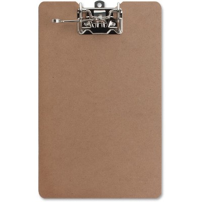 Business Source Clipboard w/Metal Lever 2-1/2" Cap. 9"x12-1/2" Brown 01382