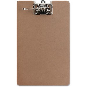 Business Source Clipboard w/Metal Lever 2-1/2" Cap. 9"x12-1/2" Brown 01382 - 1 of 1