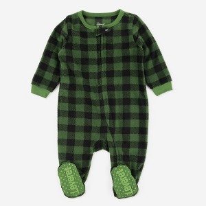 Leveret Footed Fleece Christmas Pajamas - 1 of 3