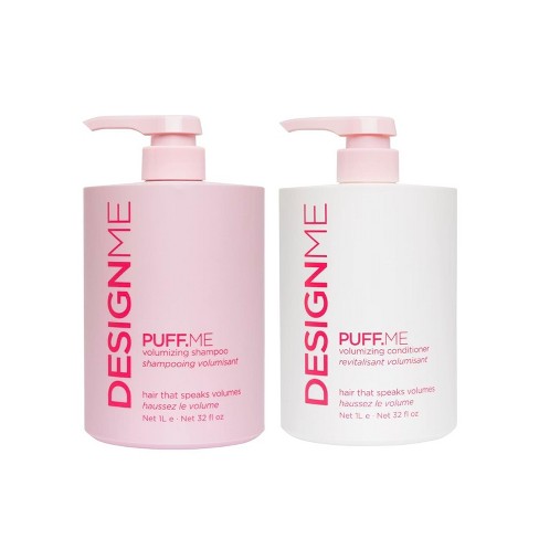 Designme Puff.me Volumizing Shampoo & Conditioner Set (32.0 Oz Duo Set ...