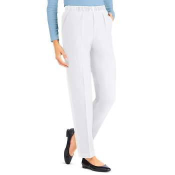 Collections Etc Ladies Pull-On Twill Elasticized Waist Pants