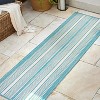 Haynes Modern Double Stripe Indoor/Outdoor Area Rug - JONATHAN Y - image 3 of 4