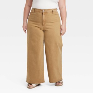 Women's High-Rise Sailor Wide Leg Ankle Jeans - Universal Thread™ - 1 of 3