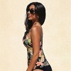 Women's Tropical Floral Criss-Cross Back Tankini Top - Cupshe - 2 of 4