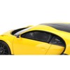 Bugatti Chiron Pur Sport Yellow and Black 1/18 Model Car by Top Speed - 2 of 4