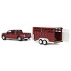 Greenlight Collectibles 1/64 2019 Ford F-150 XLT with Livestock Trailer, Hitch & Tow Series 27, 32270-D - 4 of 4