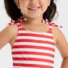 Toddler Girls' Stars and Stripes 4th of July One Piece Swimsuit with Bows - Cat & Jack™ - 3 of 3
