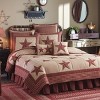 Park Designs Red Sturbridge Patch King Sham Star - 2 of 3