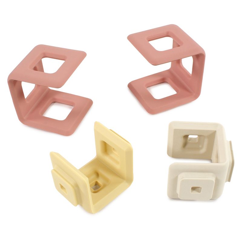 Hudson Baby Silicone Puzzle Cube, Multicolor, One Size, 2 of 3