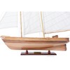 Sailboat Model 33" - America 1851 Yacht Cherry Wood with Foldable Masts - By Old Modern Handicrafts - 2 of 4