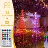 Ollny 140 Led RGB Christmas Tree Lights For Light Show (12 Colors, 22 Modes, IP65 Waterproof, Clear Wire, Plug In) - 4 of 4