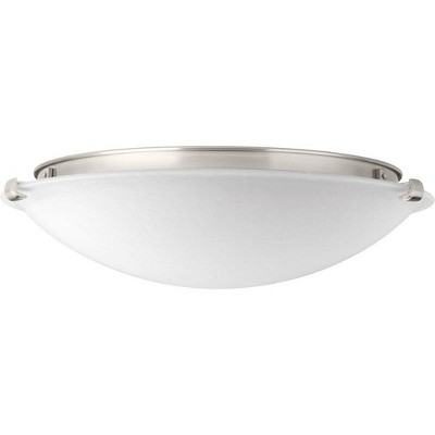Brushed Nickel 16" LED Dome Flush Mount Light