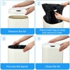 8 Gallon Motion Sensor Trash Can with Lid, 30L Automatic Trash Cans Touchless, Stainless Steel Smart Garbage Bin,Perfect for Kitchen, Living Room - 4 of 4