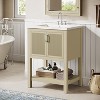 Tribesigns 24" Bathroom Vanity with Sink, Modern Bathroom Sink Cabinet with Ceramic Basin - 4 of 4