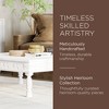 Maven Lane Emin Handmade Heritage Wooden Rectangular Coffee Table - 4 of 4