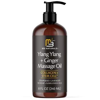 Ylang Ylang & Ginger Massage Oil, M3 Naturals, 8 fl oz