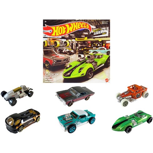 hot Wheels Legends 6 Piece Set Diecast Model Cars By Hot Wheels : Target