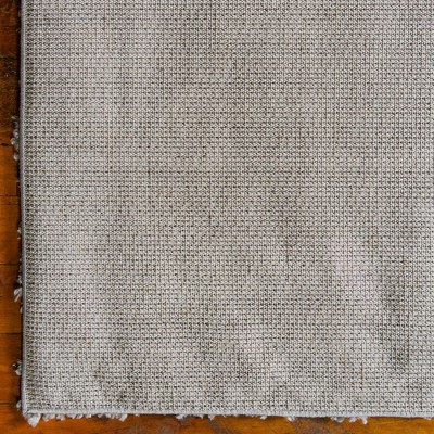 Sterling Gray Shag Rectangular Indoor Easy-Care Rug