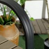Resenkos Aluminum Frame 3 Pieces Bar Set, Two Tall Chairs, HDPE, Aluminum, Brown And Black - 4 of 4