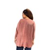Women's Lisse 3/4 Sleeve Side Panel Tunic - Plus - On The Plus Side - 3 of 4