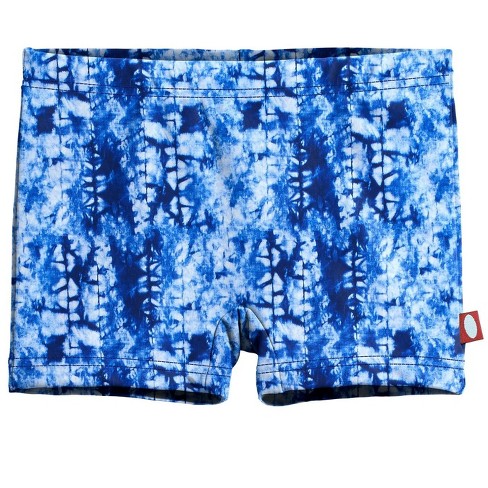 City Threads Usa-made Girls Upf 50+ Printed Swim Boy Shorts