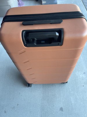 Hardside Medium Checked Suitcase Pink - Open Story™