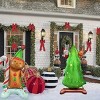 Racxily 8 Packs Christmas Mylar Balloons with Base Balloon Xmas Tree Santa Snowman 3D Foil Balloons Standing Balloon Decorations for Christmas - 2 of 4