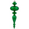Northlight Shatterproof Commercial Size Finial Christmas Ornaments - 14" - Green - Set of 4 - 4 of 4