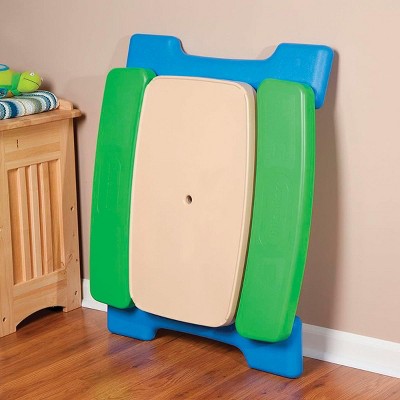 Little Tikes Easy Store Kids Picnic Table with Sunshade Umbrella