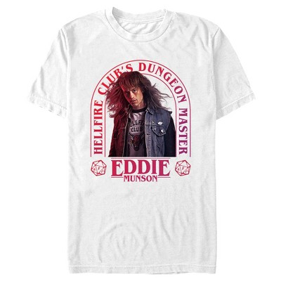 Men's Stranger Things Hellfire Club Dungeon Master Eddie T-shirt 