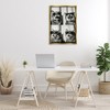 Stupell Industries Photobooth Style Cat Black Framed Floater Canvas Wall Art - 2 of 4