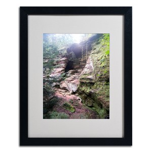 Trademark Fine Art -Monica Fleet 'Powerful Walls' Matted Framed Art - 1 of 4
