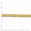 Black Bow Jewelry 8.75mm 14k Yellow Gold Beveled Curb Chain Bracelet - 4 of 4