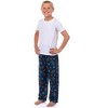 Intimo Harry Potter Pajamas Boy's House Crest Icons Lounge Pj Pants (Ravenclaw, 6/7) Blue - 2 of 4