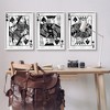 Stupell Industries Queen Jack King Spade Cards Black Framed Giclee Art - 2 of 4