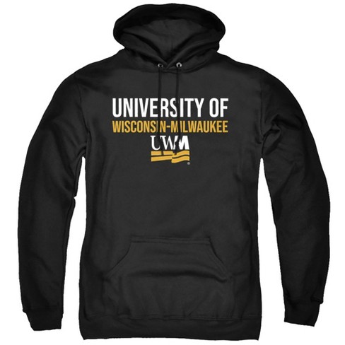 University Of Wisconsin-milwaukee Official Stacked Adult Pull-over ...