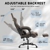 High Back Video Gamer Chairs,Racing Office Chairs with Massage Lumbar and footrest Adjustable Headrest&Linkage Armrests for Office,Home-Tanpinhause - 3 of 4